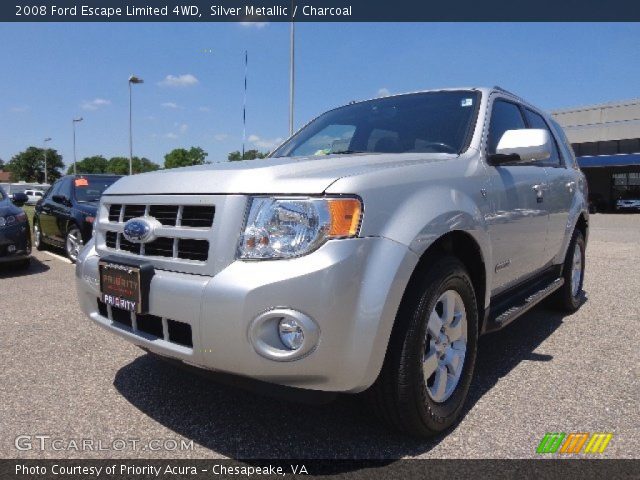 2008 Ford Escape Limited 4WD in Silver Metallic