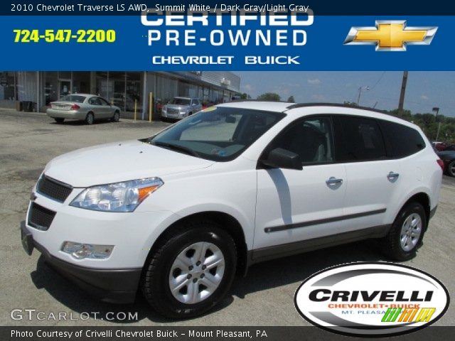 2010 Chevrolet Traverse LS AWD in Summit White