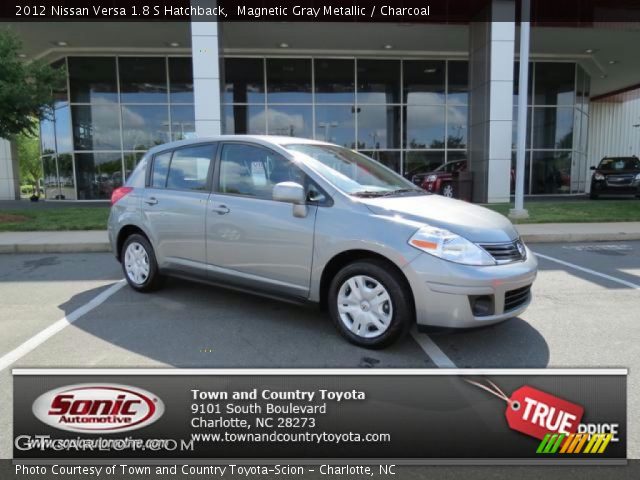 2012 Nissan Versa 1.8 S Hatchback in Magnetic Gray Metallic