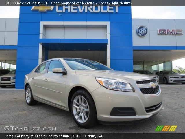 2013 Chevrolet Malibu LT in Champagne Silver Metallic