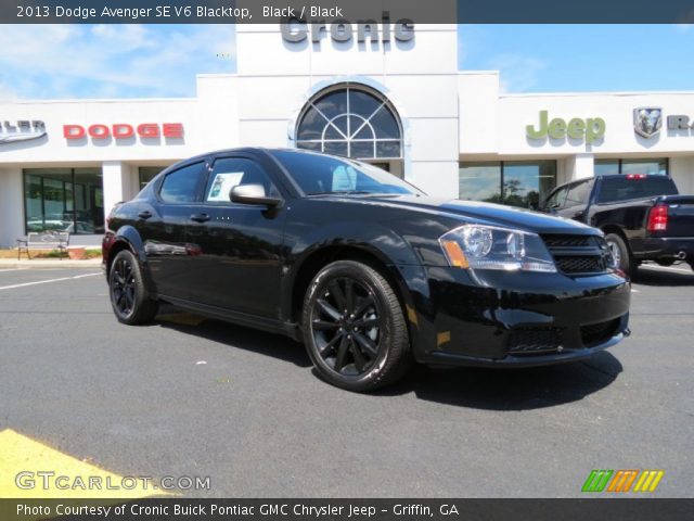 2013 Dodge Avenger SE V6 Blacktop in Black