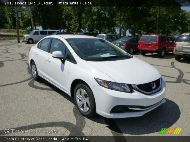 2013 Honda Civic LX Sedan in Taffeta White