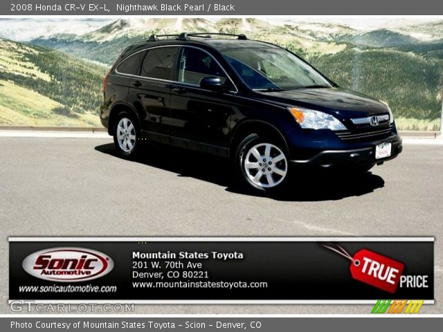 2008 Honda CR-V EX-L in Nighthawk Black Pearl