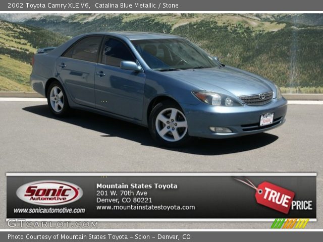 2002 Toyota Camry XLE V6 in Catalina Blue Metallic