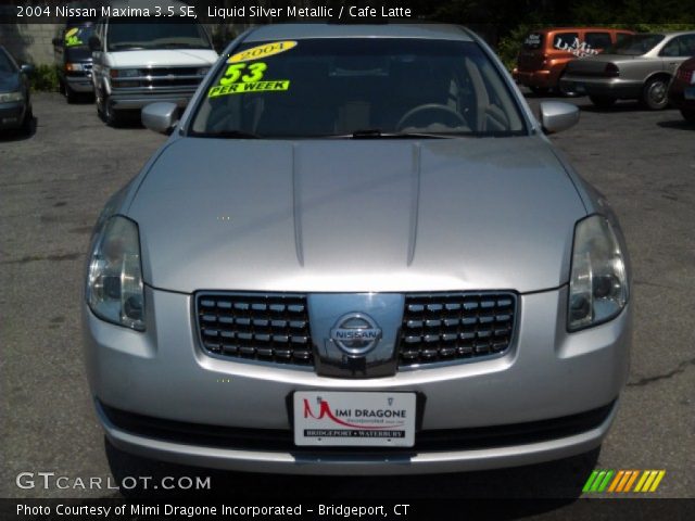 2004 Nissan Maxima 3.5 SE in Liquid Silver Metallic