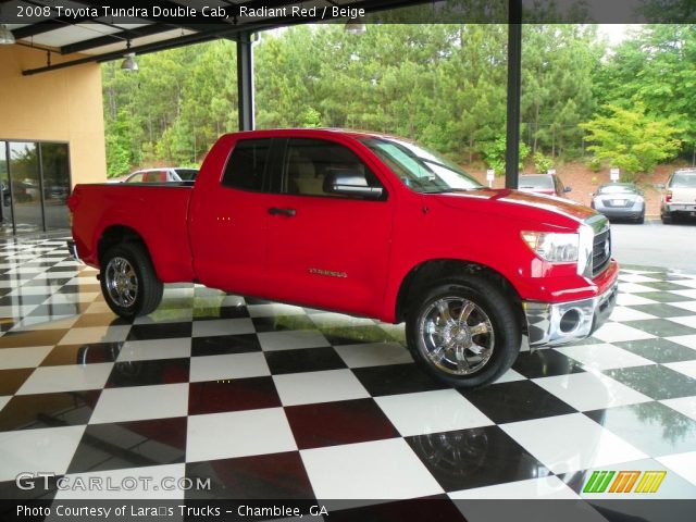 2008 Toyota Tundra Double Cab in Radiant Red