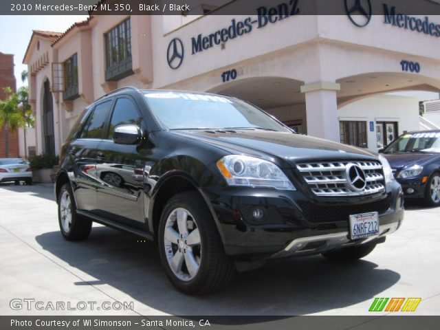 2010 Mercedes-Benz ML 350 in Black