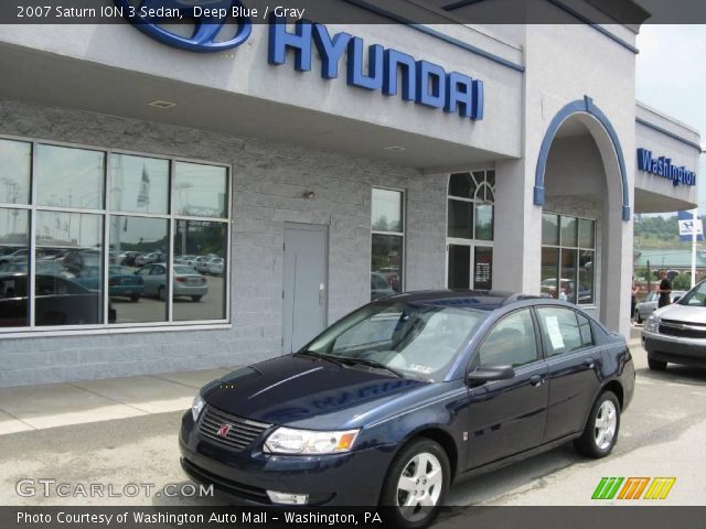 2007 Saturn ION 3 Sedan in Deep Blue
