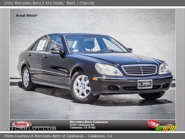 2002 Mercedes-Benz S 430 Sedan in Black