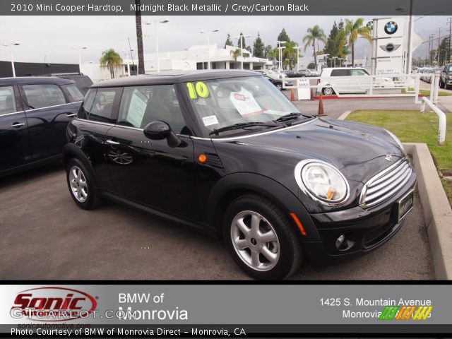 2010 Mini Cooper Hardtop in Midnight Black Metallic