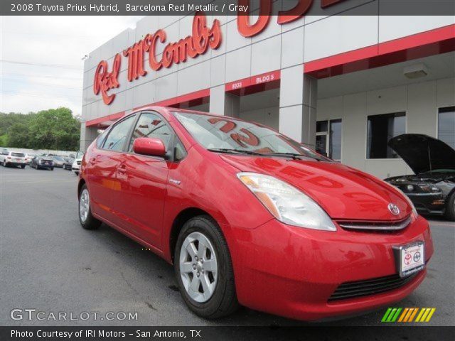 2008 Toyota Prius Hybrid in Barcelona Red Metallic