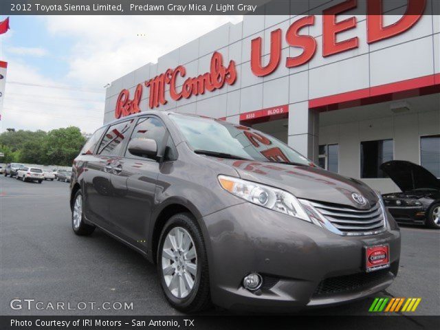 2012 Toyota Sienna Limited in Predawn Gray Mica