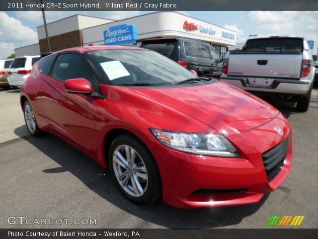 2011 Honda CR-Z Sport Hybrid in Milano Red