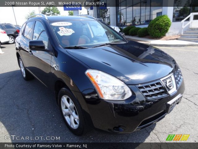 2008 Nissan Rogue SL AWD in Wicked Black