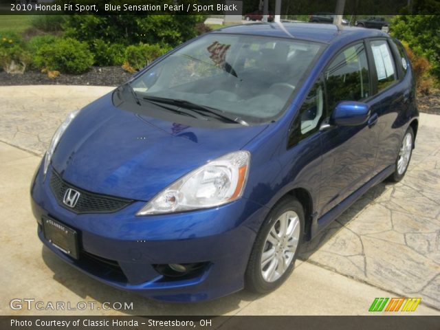 2010 Honda Fit Sport in Blue Sensation Pearl