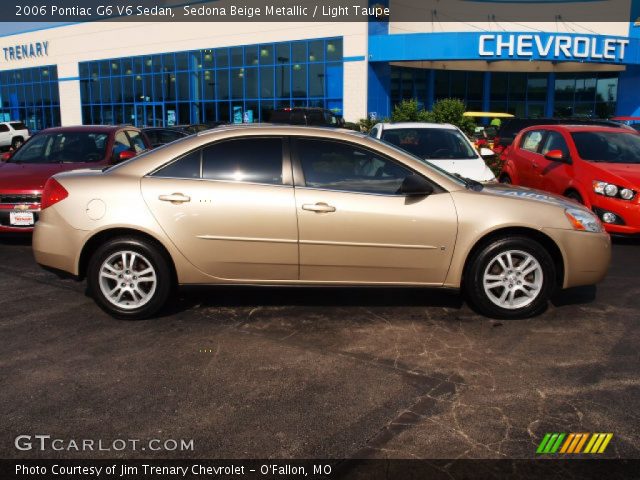 2006 Pontiac G6 V6 Sedan in Sedona Beige Metallic