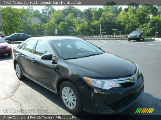 2012 Toyota Camry LE in Attitude Black Metallic