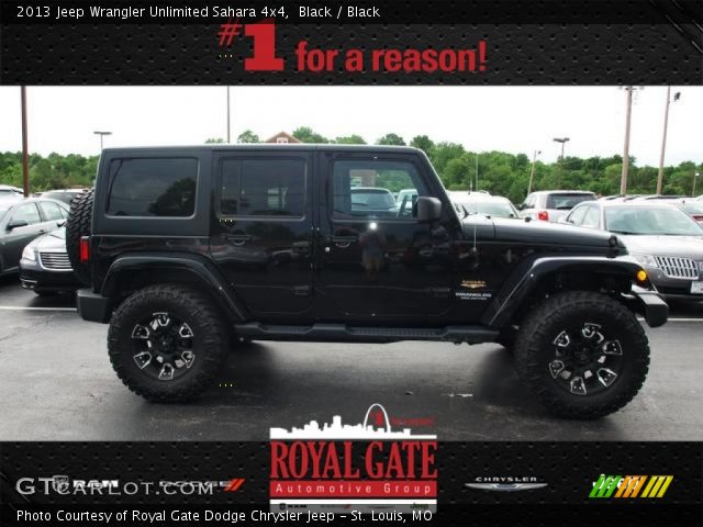 2013 Jeep Wrangler Unlimited Sahara 4x4 in Black