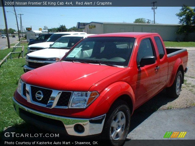 2008 Nissan Frontier SE King Cab 4x4 in Red Alert