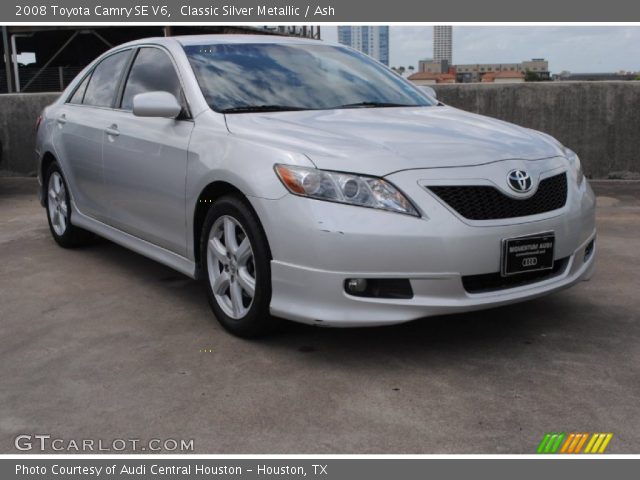2008 Toyota Camry SE V6 in Classic Silver Metallic