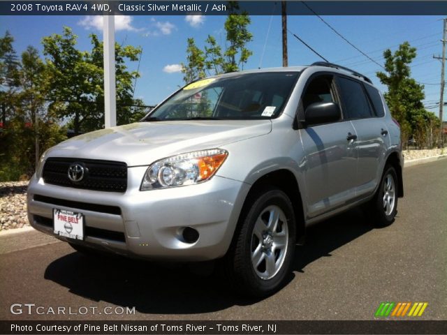 2008 Toyota RAV4 4WD in Classic Silver Metallic