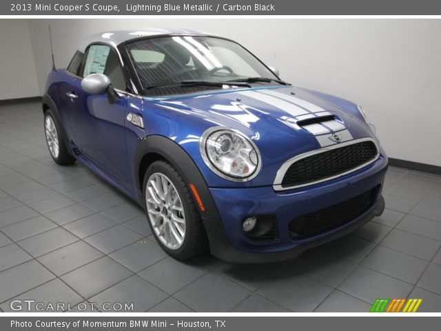 2013 Mini Cooper S Coupe in Lightning Blue Metallic