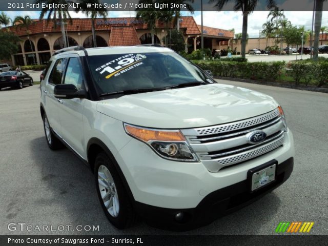 2011 Ford Explorer XLT in White Suede