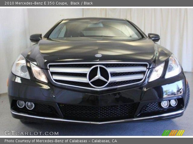 2010 Mercedes-Benz E 350 Coupe in Black