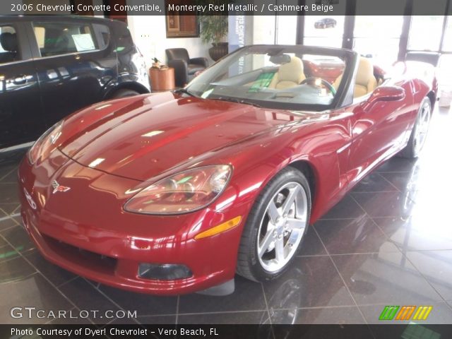 2006 Chevrolet Corvette Convertible in Monterey Red Metallic