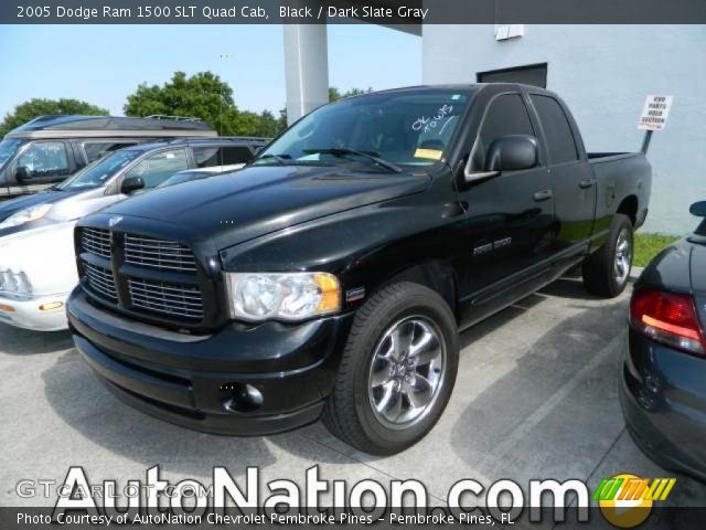 2005 Dodge Ram 1500 SLT Quad Cab in Black