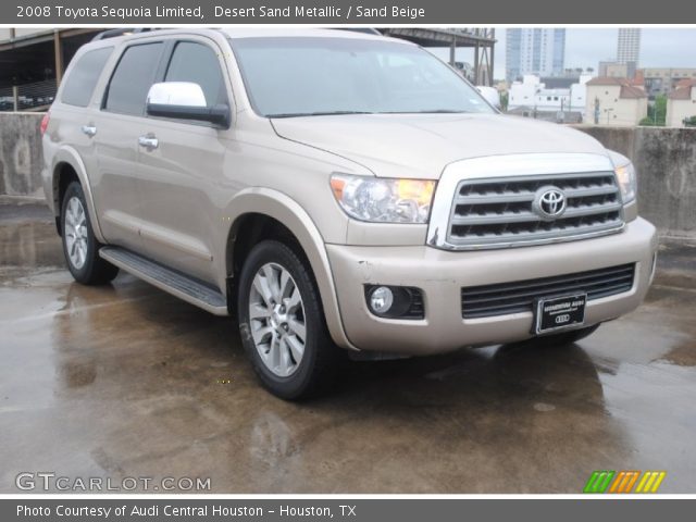 2008 Toyota Sequoia Limited in Desert Sand Metallic