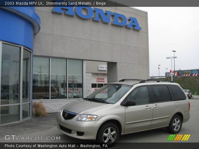 2003 Mazda MPV LX in Shimmering Sand Metallic