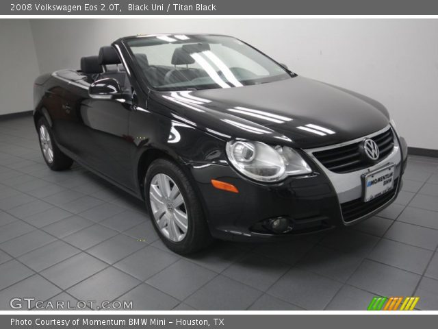 2008 Volkswagen Eos 2.0T in Black Uni