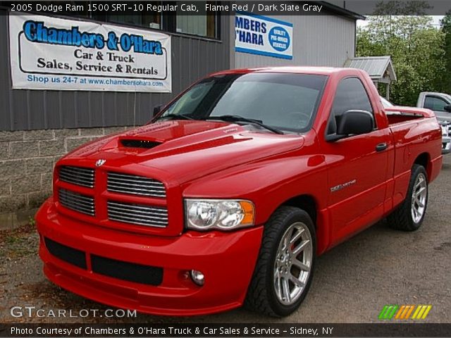 2005 Dodge Ram 1500 SRT-10 Regular Cab in Flame Red