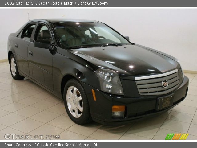 2003 Cadillac CTS Sedan in Sable Black