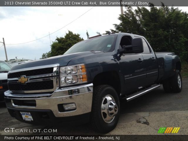 2013 Chevrolet Silverado 3500HD LTZ Crew Cab 4x4 in Blue Granite Metallic