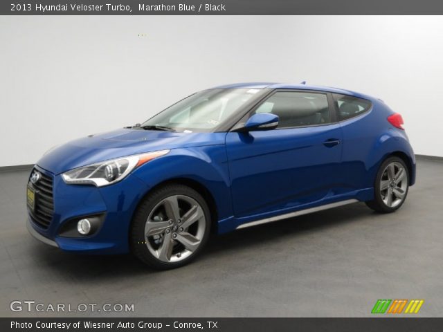 2013 Hyundai Veloster Turbo in Marathon Blue