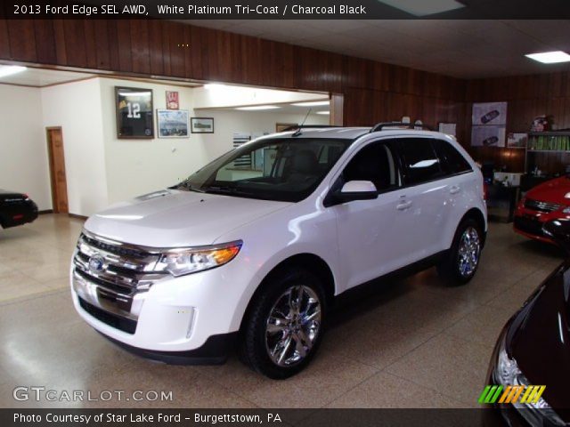 2013 Ford Edge SEL AWD in White Platinum Tri-Coat