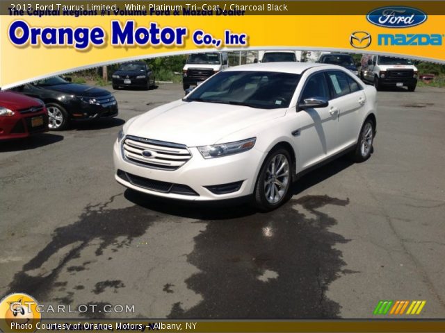 2013 Ford Taurus Limited in White Platinum Tri-Coat