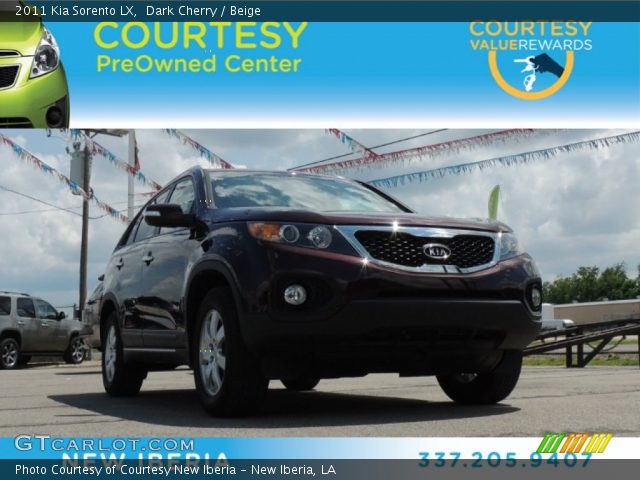 2011 Kia Sorento LX in Dark Cherry
