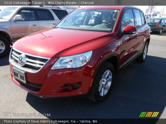 2010 Volkswagen Tiguan S in Wild Cherry Metallic