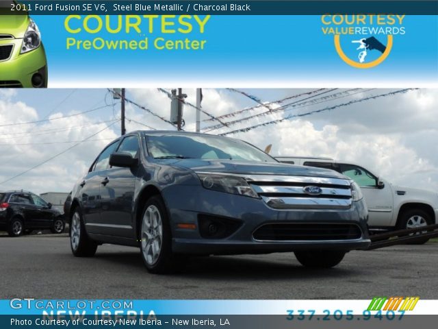 2011 Ford Fusion SE V6 in Steel Blue Metallic
