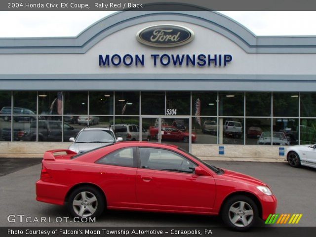 2004 Honda Civic EX Coupe in Rally Red