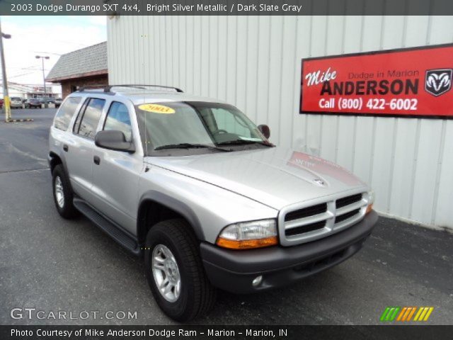 2003 Dodge Durango SXT 4x4 in Bright Silver Metallic