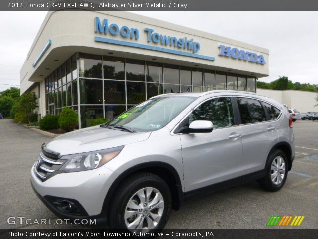 2012 Honda CR-V EX-L 4WD in Alabaster Silver Metallic