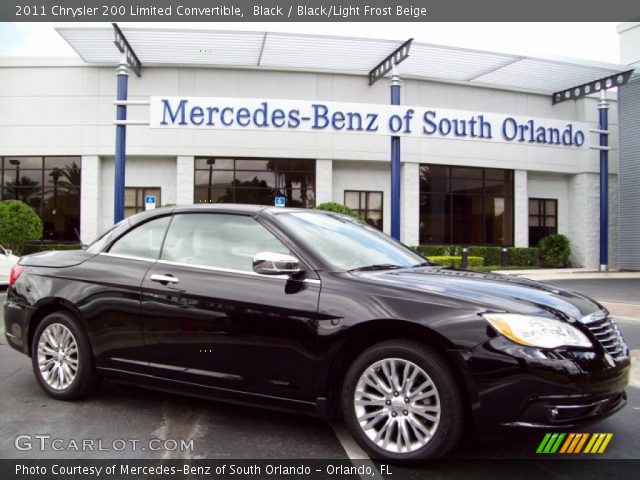 2011 Chrysler 200 Limited Convertible in Black