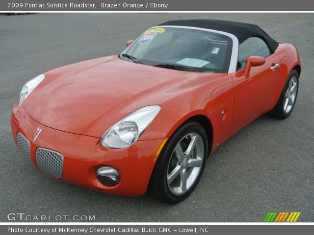 2009 Pontiac Solstice Roadster in Brazen Orange