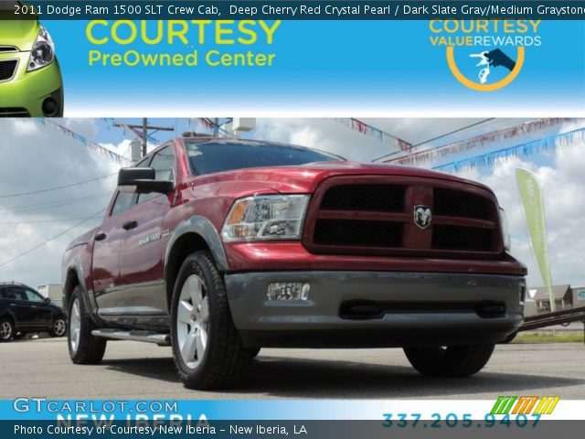 2011 Dodge Ram 1500 SLT Crew Cab in Deep Cherry Red Crystal Pearl