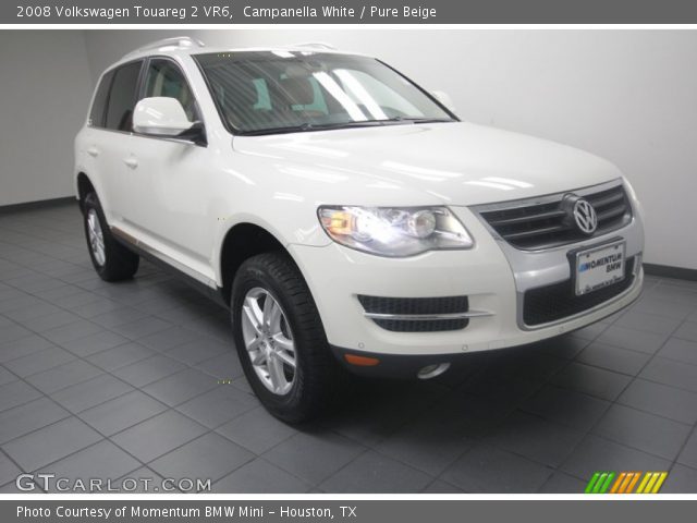 2008 Volkswagen Touareg 2 VR6 in Campanella White