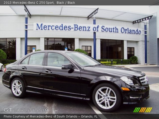 2013 Mercedes-Benz C 250 Sport in Black